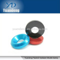 Anodized aluminum fender washer